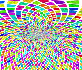 カラフルなひし形の背景素材