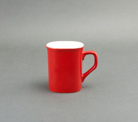 red coffee cup
