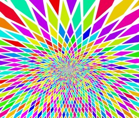 カラフルなひし形の背景素材