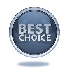 Best choice pointer icon on white background
