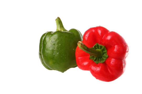 red and green bellpepper