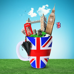 Naklejka premium Britain cup
