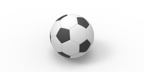 black and white Soccer ball or football