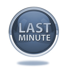 Last minute pointer icon on white background