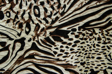 Tiger print fabric