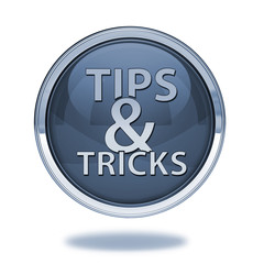 Tips & tricks pointer icon on white background