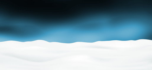 Fototapeta premium Schneelandschaft, Schnee, Himmel, bewölkt, abstrakt, Blau, Snow