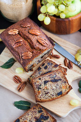 Homemade banana loaf