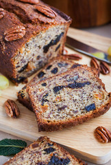 Homemade banana loaf