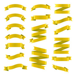 Obraz premium Golden Ribbon Big Set