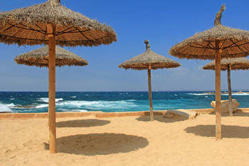 sonnenschirm am strand