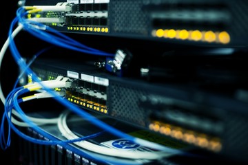 telecommunication devices in the data center