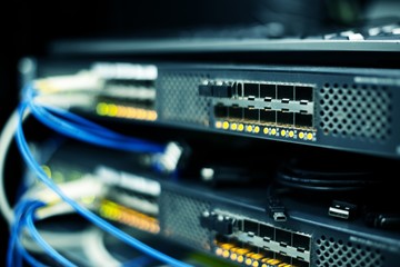 telecommunication devices in the data center