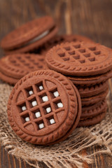 Christmas chocolate oreo cookies