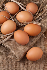 Natural chiken eggs