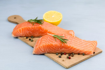 frischer Lachs