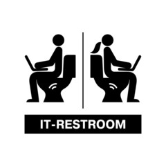 IT toilet Icons