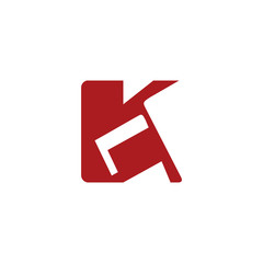 Sign of the letter K