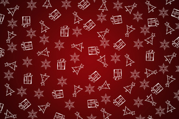 Naklejka premium xmas background