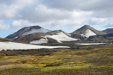 Исландия, горный пейзаж