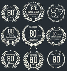 Anniversary laurel wreath design