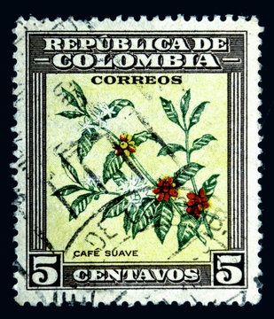 postage stamp colombia