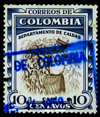 postage stamp columbia