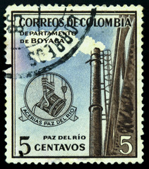 postage stamp columbia