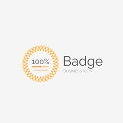 Thin line neat design logo, premium quality stamp