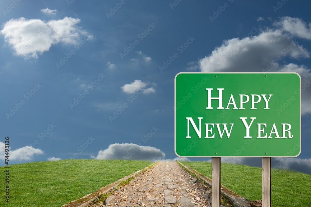 Poster composite image of happy new year