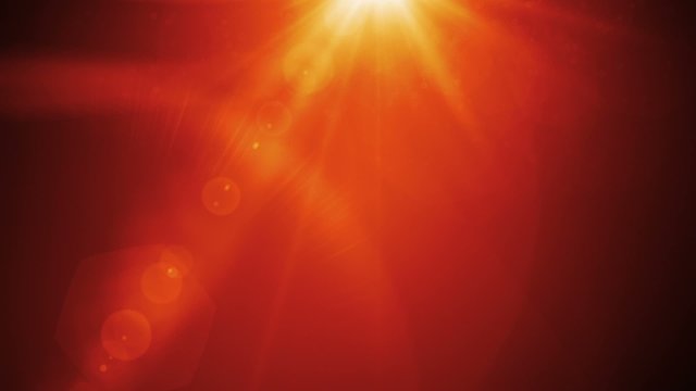 News style lens flares on deep red background seamless loop