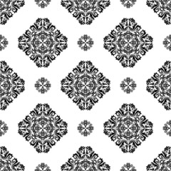 Damask Seamless  Pattern. Orient Background