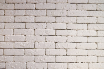 White  brick wall