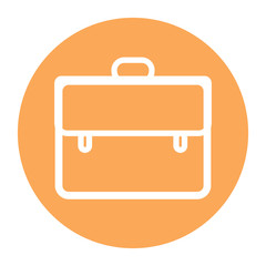 Briefcase icon, vector illustration