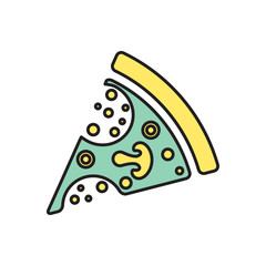 Vector pizza icon. Eps10