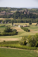 Fototapeta na wymiar Castell'Arquato (Piacenza)