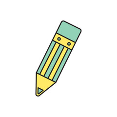 Vector pencil icon. Eps10