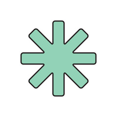 Vector star icon. Eps10