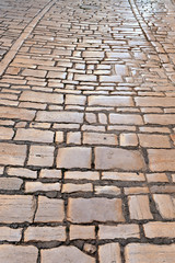 Fototapeta premium Stara kamienna ulica 4