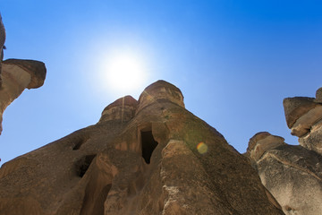 Rocks formations in Capadocia, Turkey