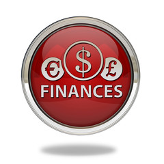 Finance pointer icon on white background
