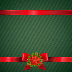 Retro Green Christmas Wallpaper