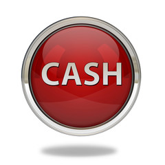 Cash pointer icon on white background