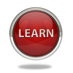 Learn pointer icon on white background