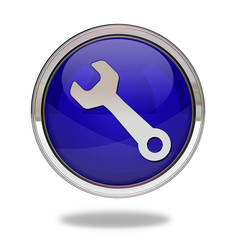 tools pointer icon on white background