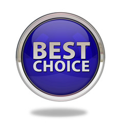 Best choice pointer icon on white background