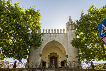 Fototapeta na wymiar Church of Sao Bras located in Evora city, Portugal.