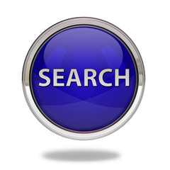 search pointer icon on white background