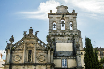  Church of Graca located in Evora city, Portugal.