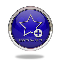 Favorite pointer icon on white background